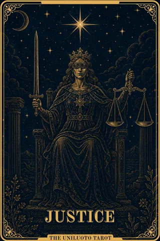 Oikeus tarotkortti
