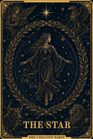 Tähti tarotkortti