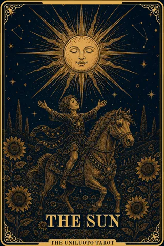 Aurinko tarotkortti